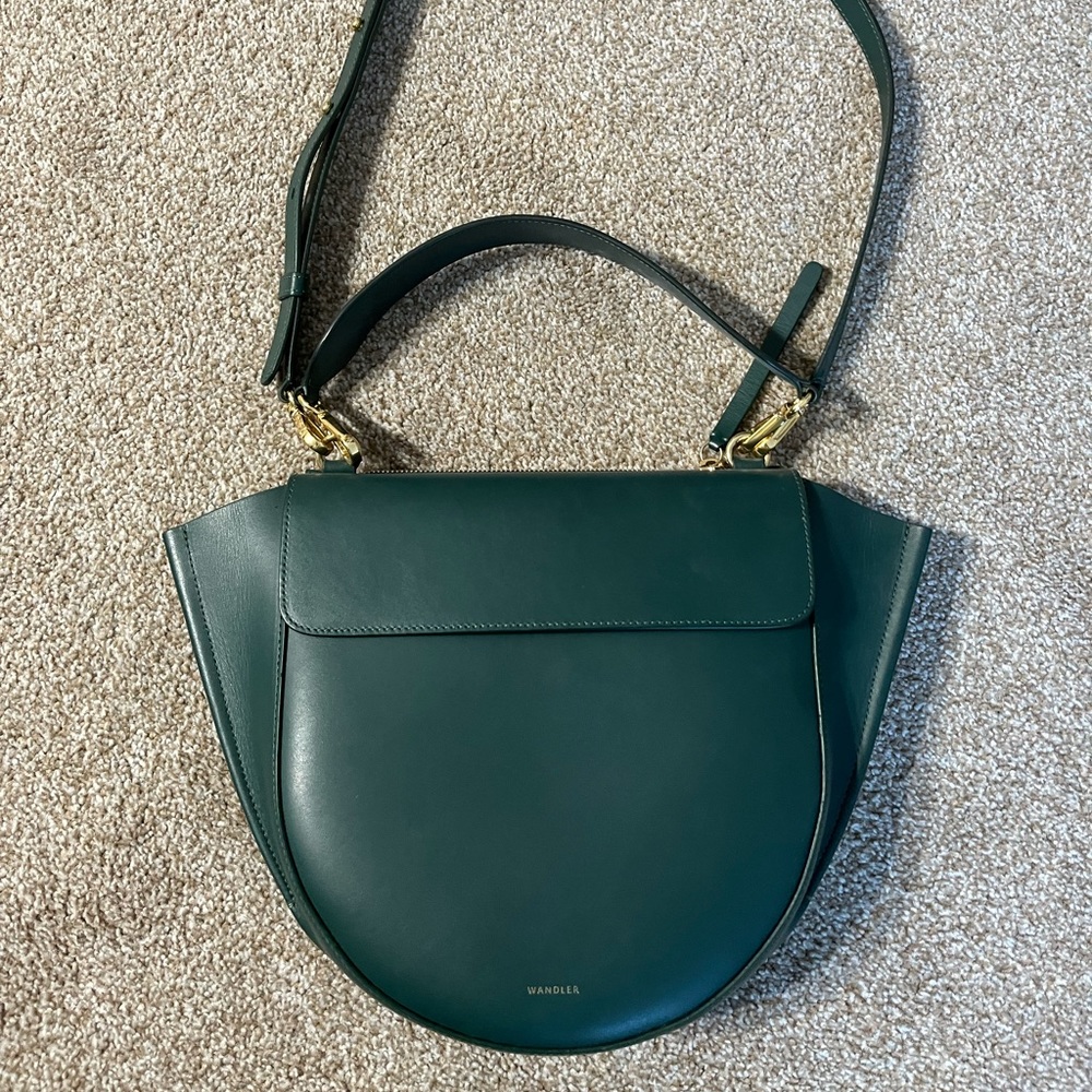 WANDLE Hortensia medium leather shoulder bag